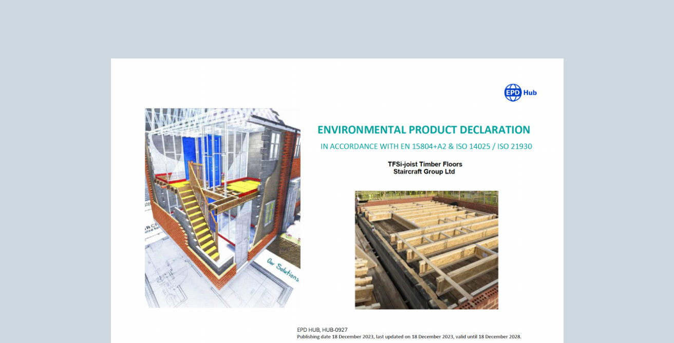 TFSi-Joist Timber Floors Environmental Product Declaration (EPD)